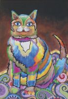 GattoSulTappetoCm57x40