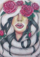 Rose60X45cm